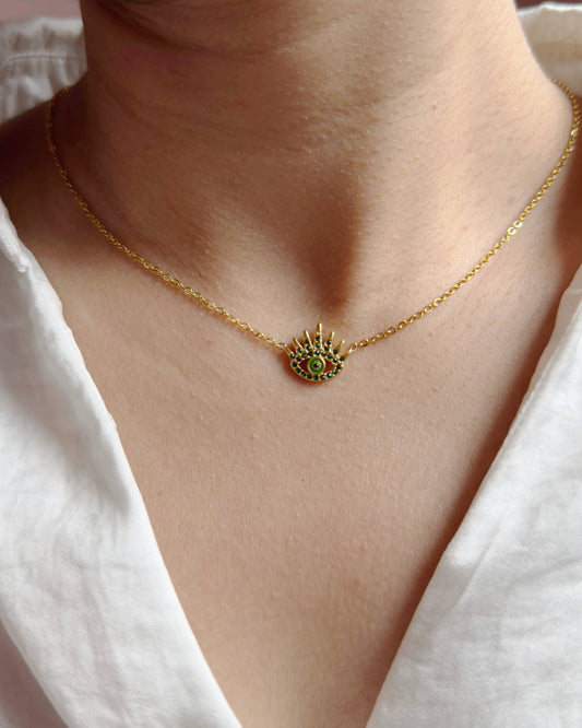 Devil Eye Pendant Necklace