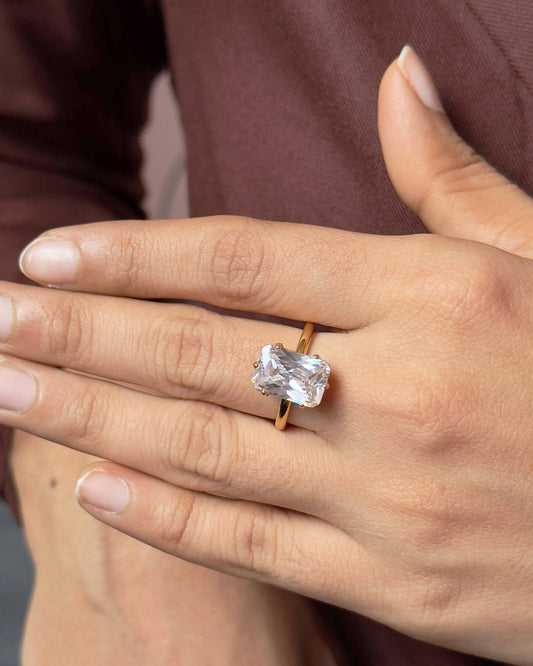 Rectangle Hot Dainty Ring