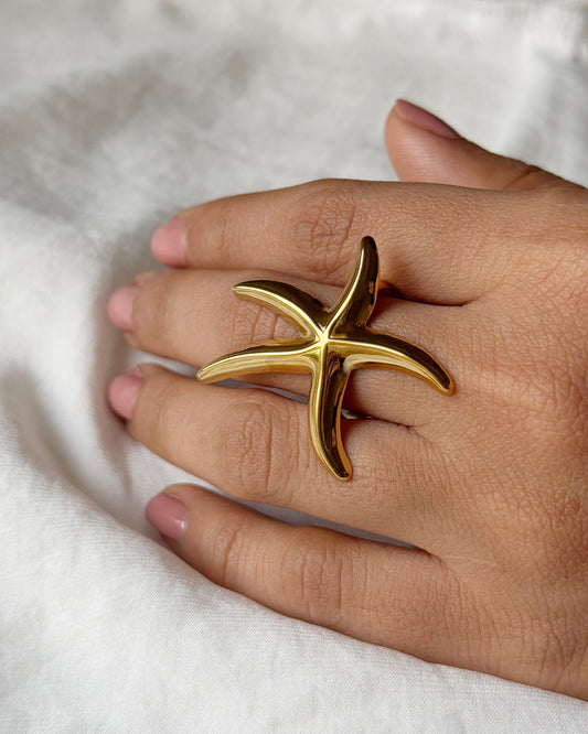 Starfish Adjustable Ring