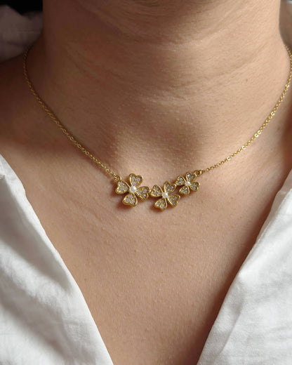 Flower Leaf Necklace