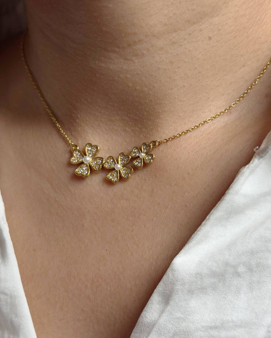 Flower Leaf Necklace