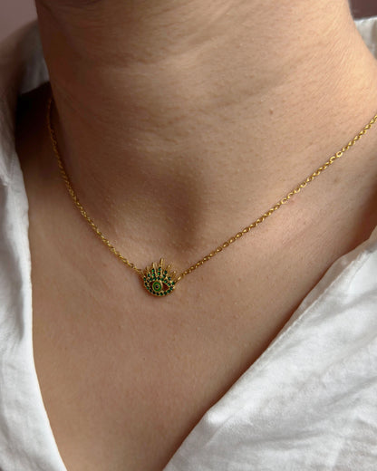 Devil Eye Pendant Necklace