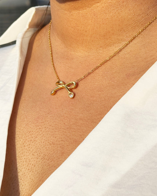 Bow Tie Necklace