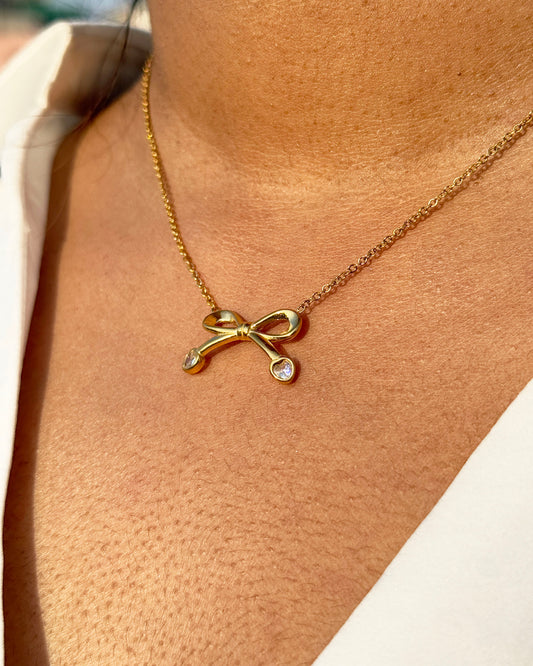 Bow Tie Necklace