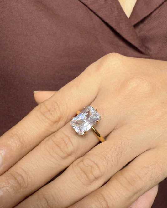 Rectangle Hot Dainty Ring