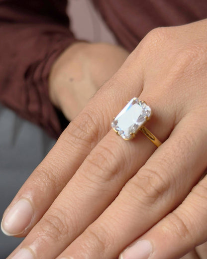 Rectangle Hot Dainty Ring