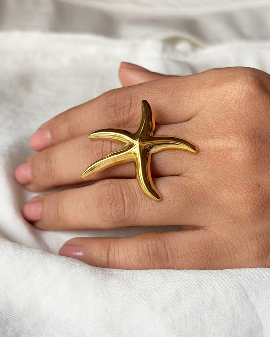 Starfish Adjustable Ring