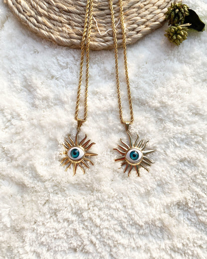 Laminado Evil Eye Necklace