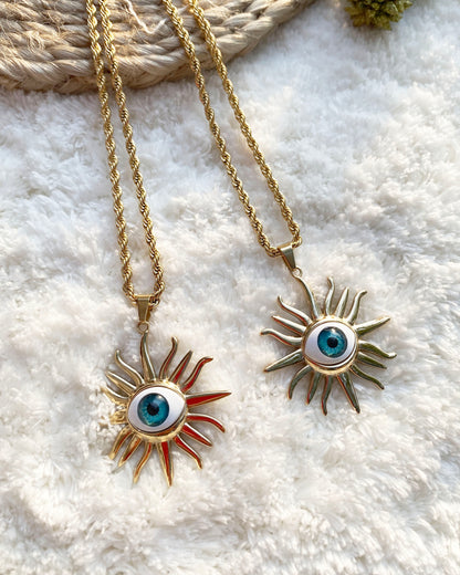 Laminado Evil Eye Necklace