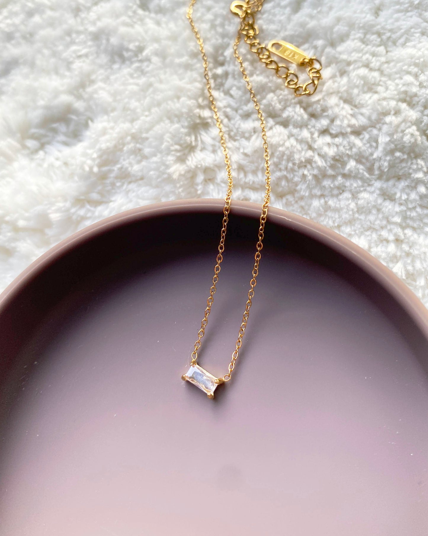 Radiant Rectangle Necklace